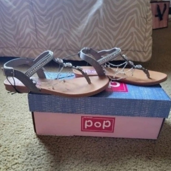 ♥︎BNIB JELLYPOP Ankle Strap Sandals♥︎ - Picture 7 of 12